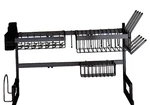 Adbiu Adjustable Over Sink Dish Rack Black 60-85CM Kitchen Drying Organizer. Fixed Price $33.99.