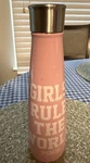 Ip By Well Pink Insulated Stainless Steel Water Bottle 16 OZ/500 Ml Girls. Fixed Price $14.00.