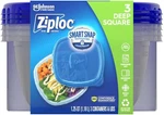 Ziploc Storage Containers With Smartsnap Technology, Deep Square, 1.25Q, 3 Pack. Fixed Price $20.95.