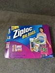 Ziploc Big 3 Gallon Bags Large Count Pack Double Zipper Open Box New 2006. Fixed Price $21.60.