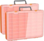 Bluedale 2 Pack 48 Grids Large Plastic Organizer Box With Adjustable Dividers,. Fixed Price $65.37.