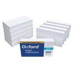 Oxford Ruled Index Cards, 3" 5", White, 1,000 (10 Packs Of 100) (31). Fixed Price $18.29.