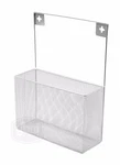 Ybm Home Mesh Silver Wall Mount Pantry Caddy, Wrap Rack 10.5 X 14.5 #1154. Fixed Price $18.85.