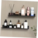 Wisfame 15.7IN Floating Shelves,bathroom Metal Shelfs For Wall,wall 16 Black. Fixed Price $31.54.