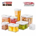 Premium 8P Set Vakuen Food Storage Containers Airtight Kitchen Smart Leak Proof. Fixed Price $273.58.