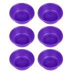 Ybm Home Round Plastic Wash Basin 7 Quarts 11.25" Violet Pack Of 6. Fixed Price $86.59.