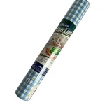 Vintage 1999 Manco Easy Liner Self Adhesive Shelf Blue Plaid 12 X 18 Nos. Fixed Price $19.99.