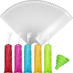Yexiya 400 Pcs Ice Lolly Bags Plastic Cream Mold Disposable Freeze Juic. Fixed Price $24.98.