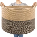 Goodpick Extra Large Wicker Storage Basket, 83L Woven Blanket For Living. Fixed Price $34.86.