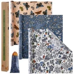 Moukeren Rolls Beeswax Wraps For Food Assorted 13 40" Cut To Size Reusable. Fixed Price $38.21.