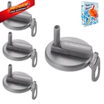Dipesi 4 Pack Reusable Soda Can Lids With Silicone Straws Bpa-free, Gray. Fixed Price $24.52.
