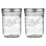 Ball Wide Mouth Pint Mason Jars With Lids & Bands 16-OZ 2-PACK Clear. Fixed Price $27.21.