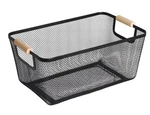 Ajioda Metal Mesh Steel Basket, Wire Storage 1PACK-LARGE, Black. Fixed Price $33.11.