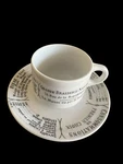 Pillivuyt Brasserie Breakfast Cup & Saucer Set France. Fixed Price $44.95.