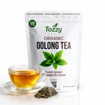 100 Count Organic Oolong Tea Bags Usda Plant-based Pyramid. Fixed Price $21.99.