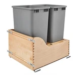 Rev-a-shelf 4WCSC-2150DM-2 Double 50-QUART Bottom Mount Pullout Waste Container. Fixed Price $495.99.