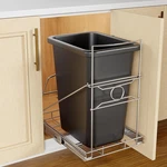 Pull Out Trash Can Under Cabinet Adjustable Holder For 7 To 11 Gall.... Fixed Price $52.94.