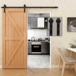 Sliding Barn Hardware Kit 4'-20' Track System For Single/double Wood Doors. Fixed Price $73.12.