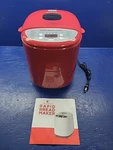 Cook's Essentials Bread Maker 1.5 Lb Red Brand New In Box. Fixed Price $45.00.