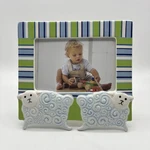 Gorham Merry Round Childs Photo Frame Ceramic Little Boy Blue, New W/out Box. Fixed Price $12.00.