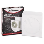 Innovera 39403 Cd/dvd Envelopes, Clear Window, 1 Disc Capacity, White, 50/PACK. Fixed Price $10.24.