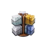 Htb Carousel Tea Bag Organizer For Counter, 2 Tier Hold... Fast Usa Ship. Fixed Price $49.27.