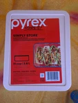 Pyrex Store 11 Cup Rectangle Glass Storage Dish With Rose Water Color Lid. Fixed Price $14.20.