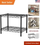 2 Small Wire Shelves Kitchen Pantry Close Home Organizers And Storage Bathroo.... Fixed Price $60.38.