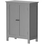 Wooden Storage Cabinet W/ 2 Doors Bathroom Floor Freestanding Kitchen Cupboard. Fixed Price $66.58.