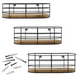 Blue Donuts Set Of 3 Wire Baskets For Storage Wall Mount - Standard,. Fixed Price $21.82.