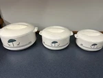 Cello Chef Deluxe Insulated Hot-pot Casserole Set-double-wall Food Warmer/cooler. Fixed Price $35.00.