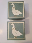 Vintage Goose Storage Box Set 80S 90S Cottage Core Country Farmhouse. Fixed Price $25.49.