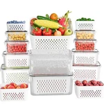 10 Pack Fruit Storage Containers For Fridge With Removable Colanders Bpa Free. Fixed Price $55.46.