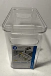 Idesign Linus Plastic Fridge And Freezer Divided Storage Organizer Bin,. Fixed Price $23.00.
