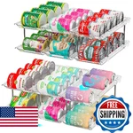 Oylik 4-TIER Can Organizer Food Storage Rack For Pantry Fridge Cabinet Up 48. Fixed Price $54.87.