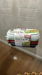 Joie Meal Prep Snack Container, Set Of (green/ Red/ Grey) - 17.3X6.2X4.6CM. Fixed Price $12.99.