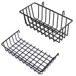 Gbyan Wall Grid Accessories Wire Baskets Shelf Organizer Black. Fixed Price $24.99.