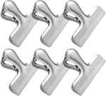 6 Bag Clips, Stainless Steel Chip Clip, Packs, Sliver. Fixed Price $12.20.