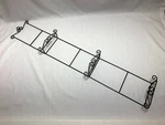 New Tier Vertical Collector Plate Wall Mount Display Rack Black Metal 31". Fixed Price $15.99.