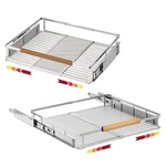 Pack Expandable Pull Out Organizer Side Mounting 17.1 28"X22.5"CABINET. Fixed Price $121.82.
