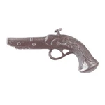 Vintage Pistol Cabinet Pull Pewter Zincleft Renovator's Supply. Fixed Price $38.99.