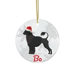 Portuguese Water Dog Ornament Portie Gift Personalized Mom Dad Christmas Tree. Fixed Price $17.95.