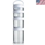 Gostak Twist N' Lock Storage Jars, 4-PIECE Starter Pak, White. Fixed Price $35.99.