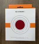 OF3 "cerise" Creuset Felt Cast Iron Frying Pan Storage Skillet Protectors. Fixed Price $35.99.