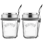 Kilner Breakfast Jar Set 0.35L Glass On-the-go Meal Storage Spoon Airtight Seal. Fixed Price $45.99.