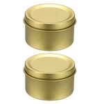 Uxcell 2PCS Round Tin Can, 1.18INCH Metal Empty Storage 1.8 Ounces, Gold. Fixed Price $12.71.