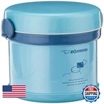 Zojirushi SL-MEE07AB Ms.bento Stainless Lunch Jar Aqua Blue. Fixed Price $61.72.