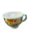 Pioneer Woman Ceramic Willow 27OZ Large Jumbo Coffee Tea Cup Mug Soup Bowl W/lid. Fixed Price $19.79.