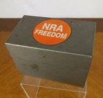 Nra Freedom Metal Recipe Card Holder National Rifle Association Usa Prop Promo. Fixed Price $14.99.