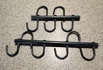 Set Of Two Portable Swivel Tack Hanging Racks 3 & 4 Hook For Horse. Fixed Price $20.00.
